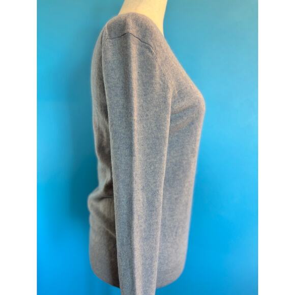 No Use! The Group BABATON Sweater V-Neck Pullover Long Sleeve Light Blue S - Picture 6 of 9